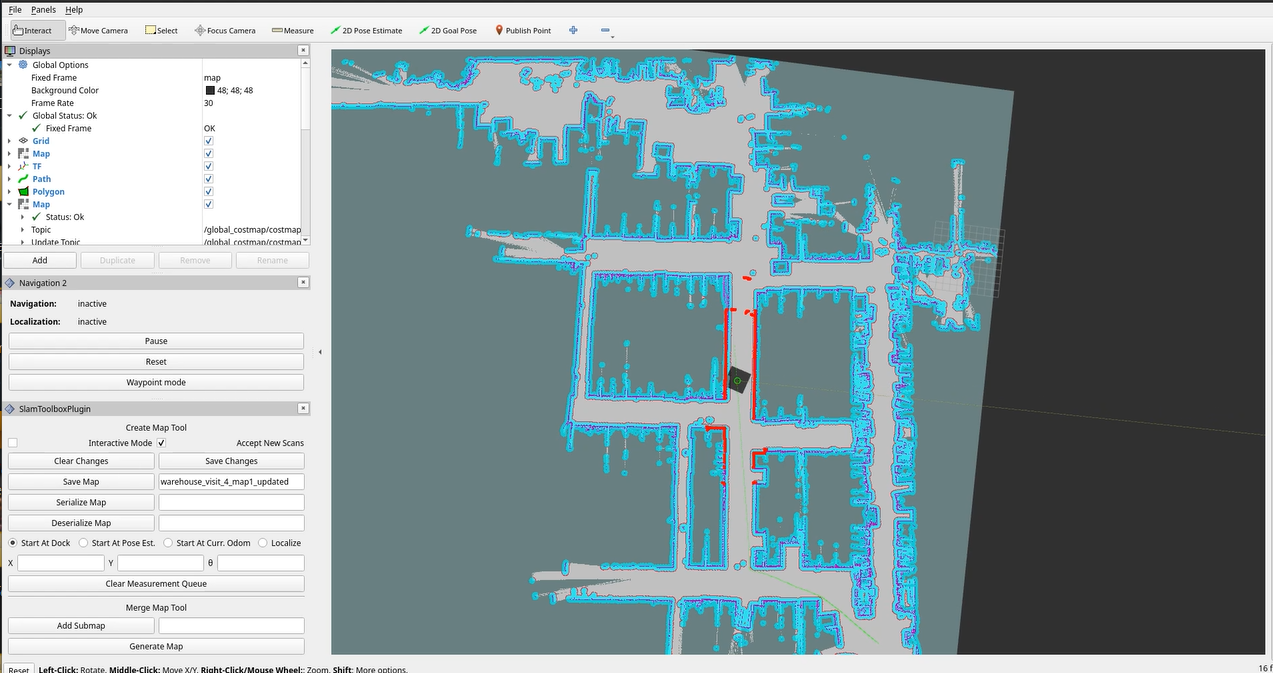 Kick Robotics map view
